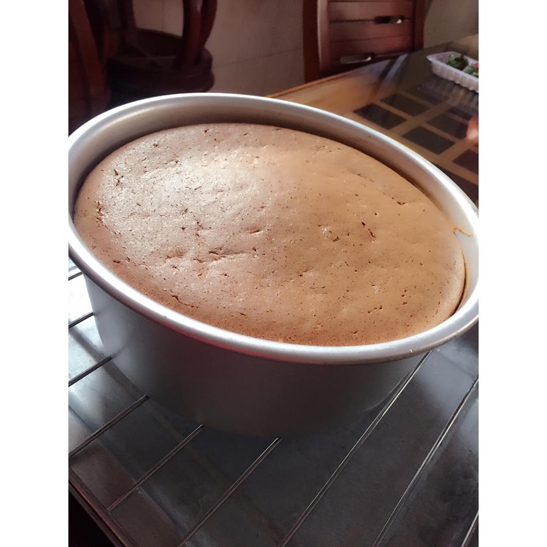 超好记八寸戚风蛋糕（后蛋法）