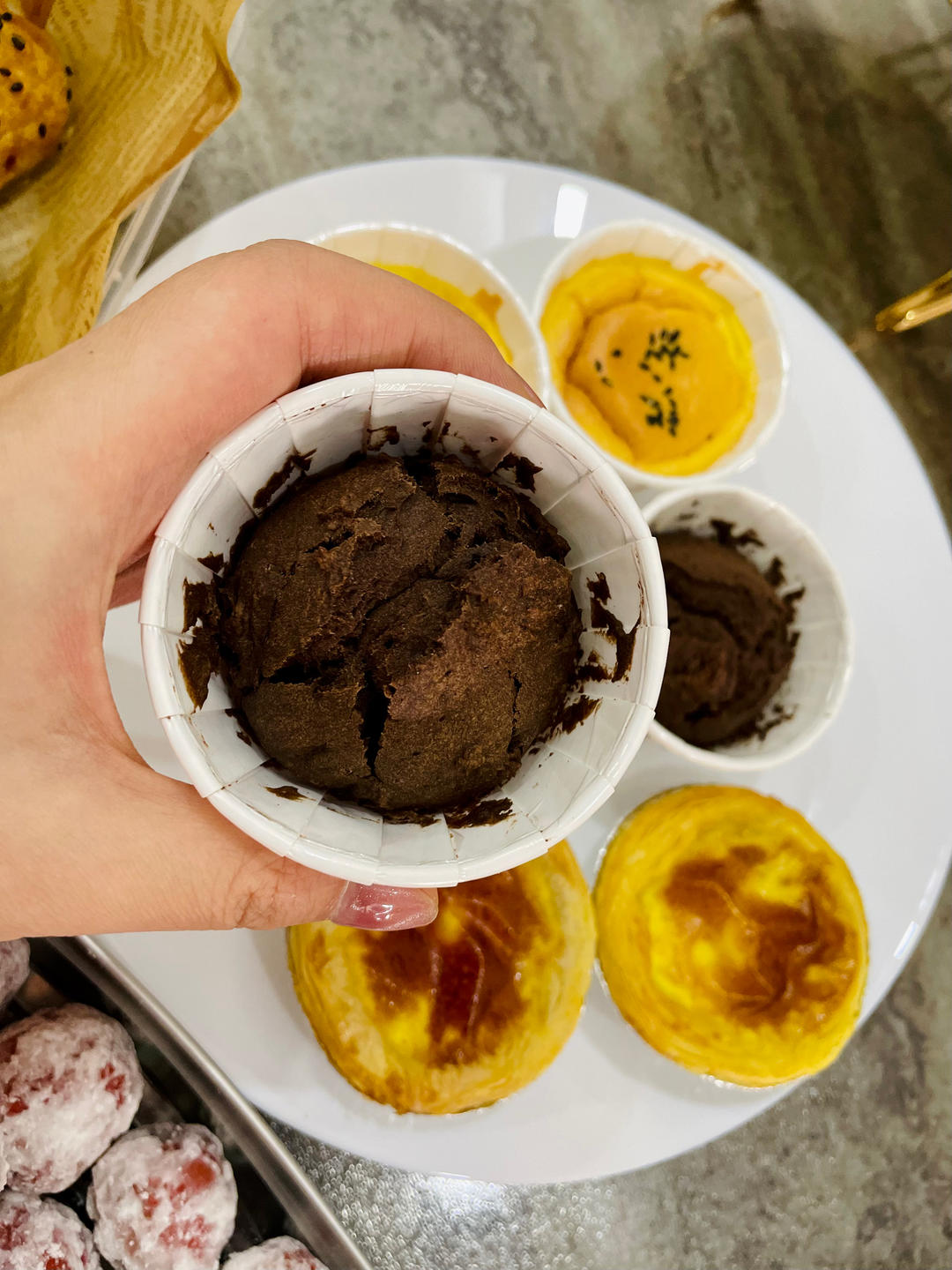 【空气炸锅】完胜星爸爸巧克力蘑菇头的巧克力玛芬