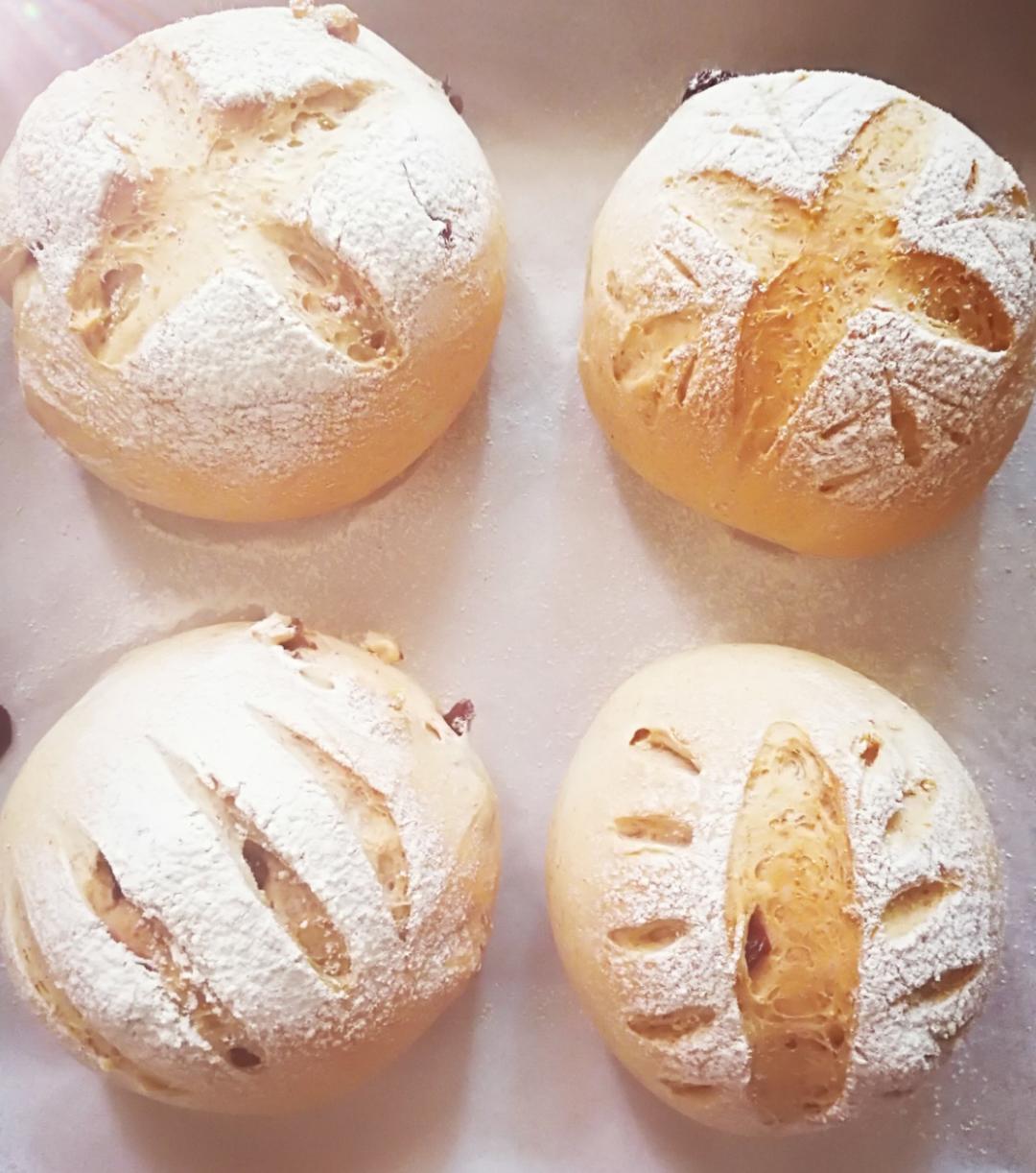 核桃蔓越莓全麦软欧