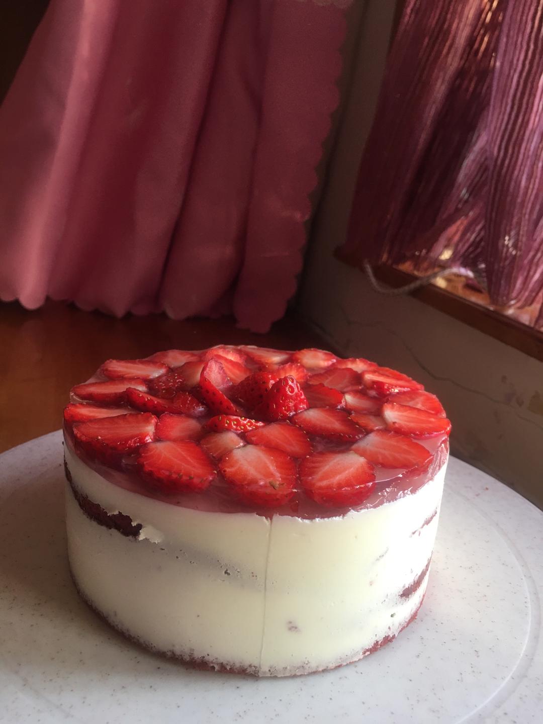 新年特辑…芝士草莓蛋糕