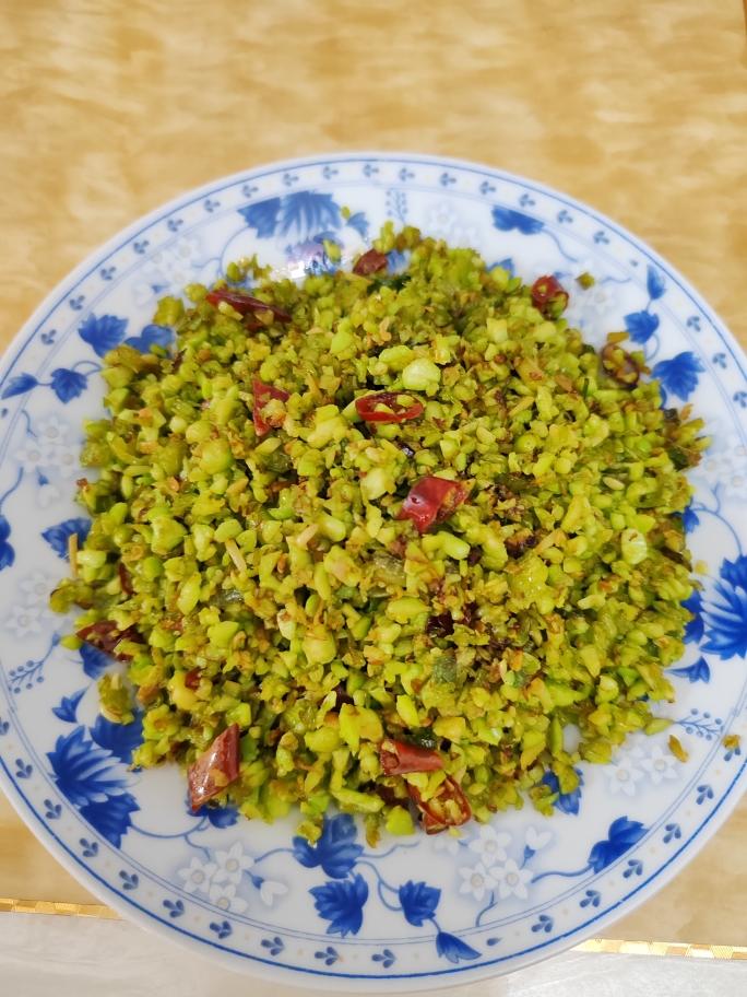 干炒青豆渣