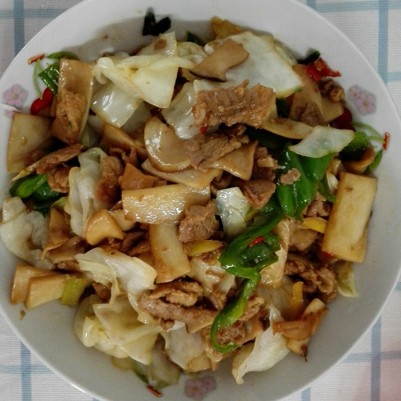 肉炒杏鲍菇