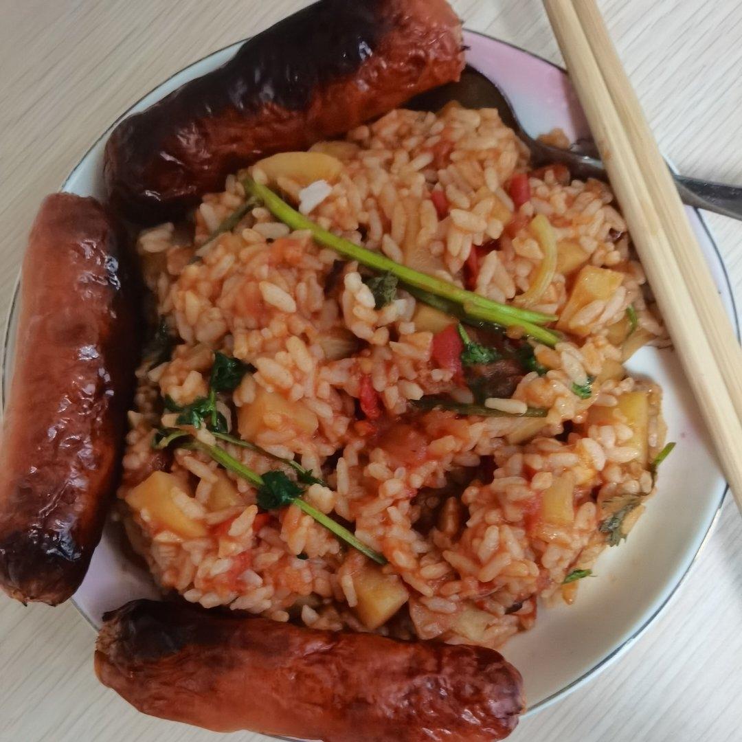 超级简单的西红柿烩饭