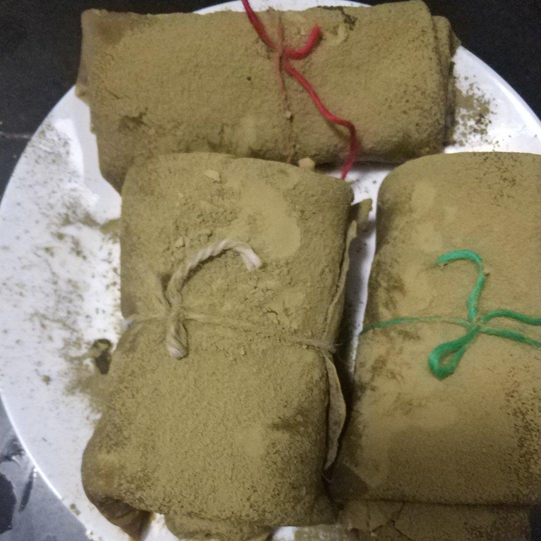 网红食谱│抹茶毛巾卷