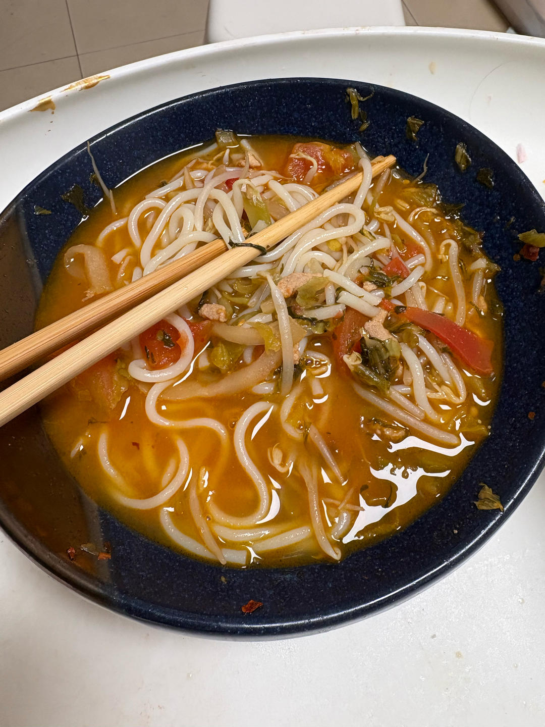 家庭版小锅米线(屏边老式做法)