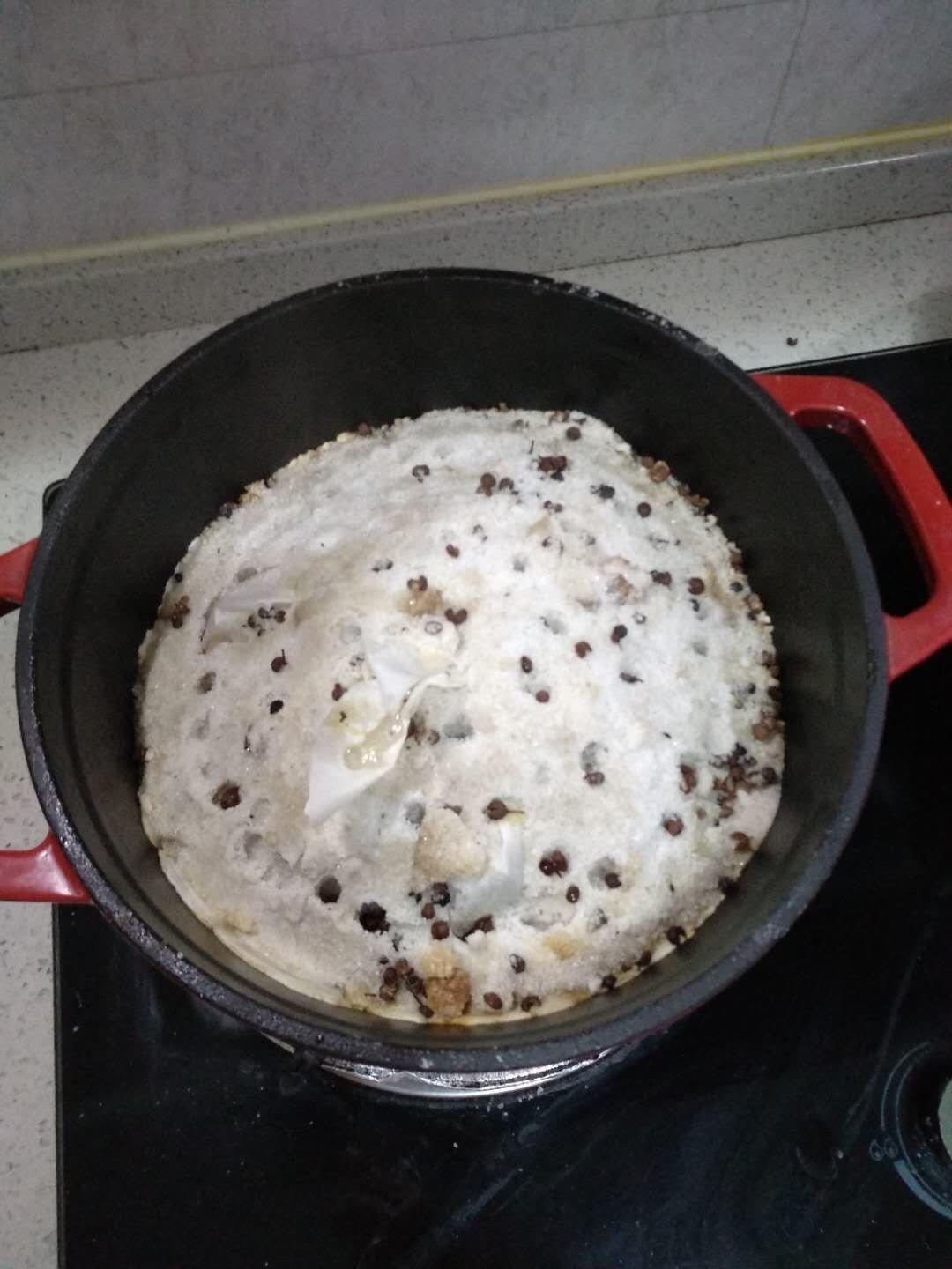 客家传统盐焗鸡-staub珐琅铸铁锅