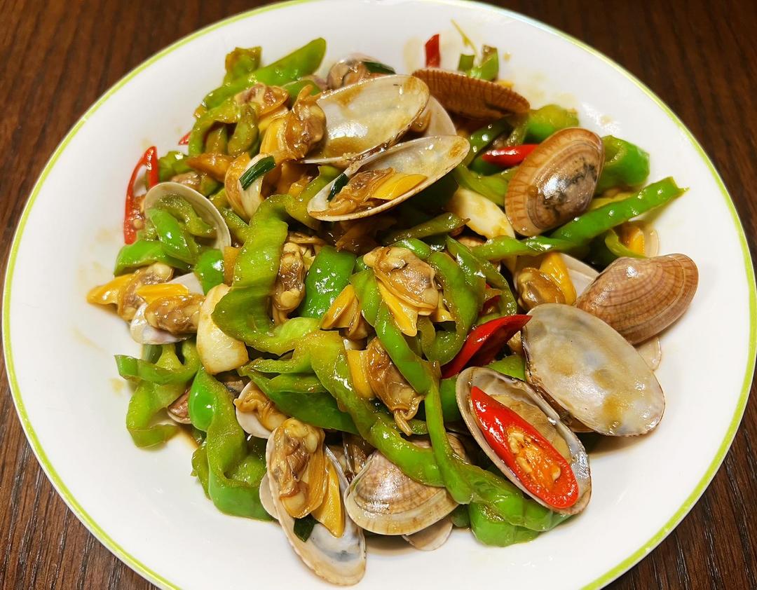 5分钟快手菜❗️秒杀路边摊爆炒花甲～好吃到爆