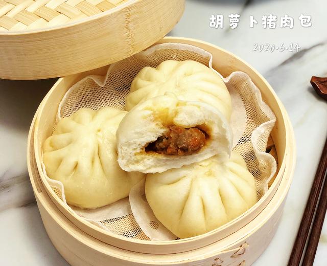 胡萝卜猪肉包的做法