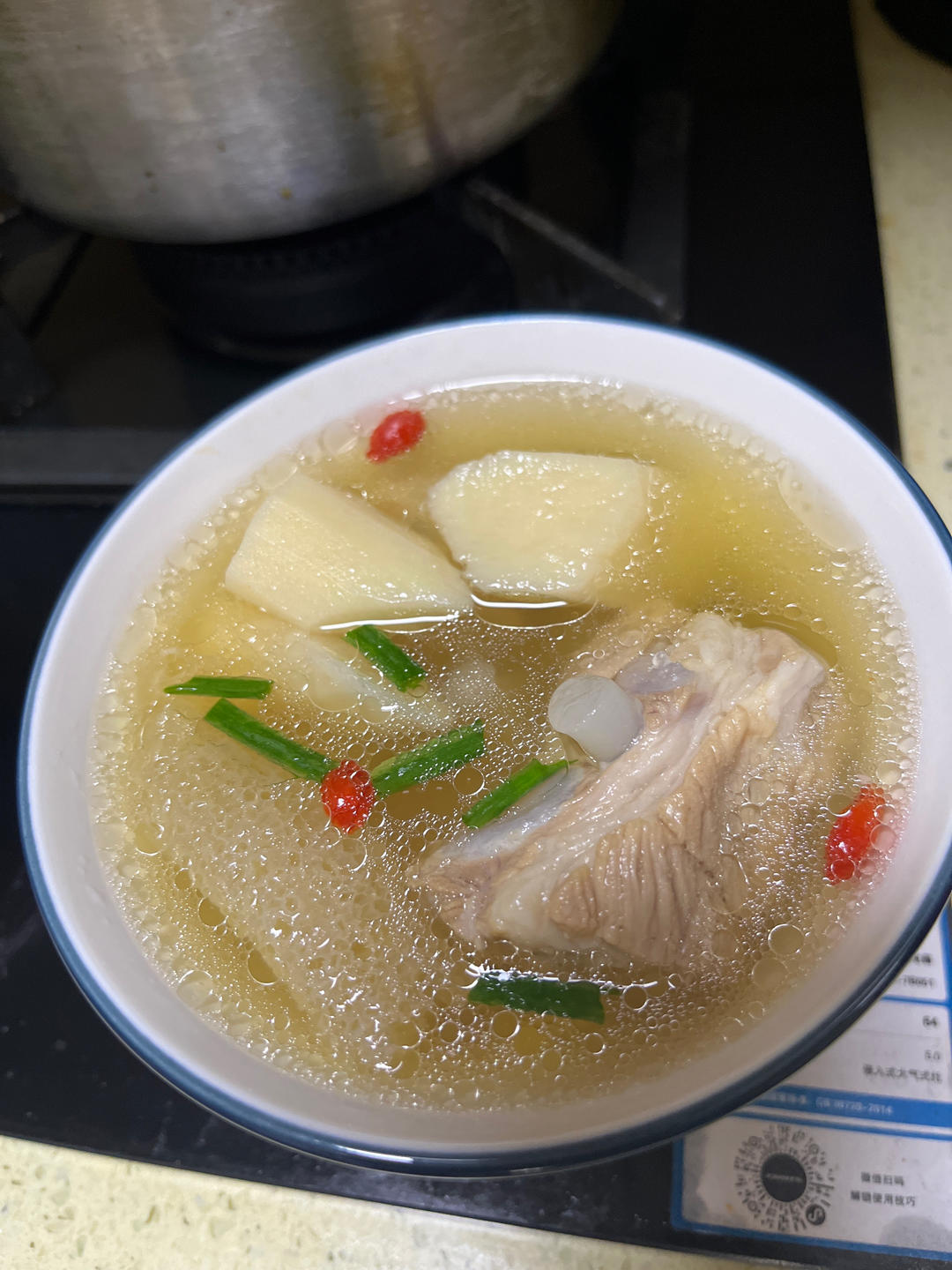 排骨竹荪山药汤