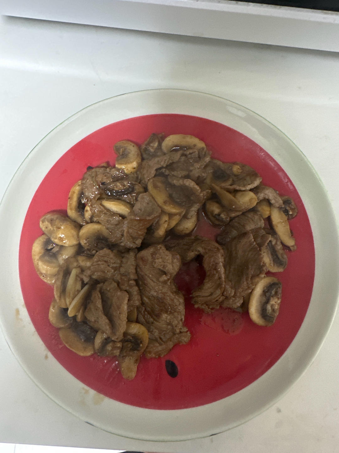 蒜香口菇牛肉粒