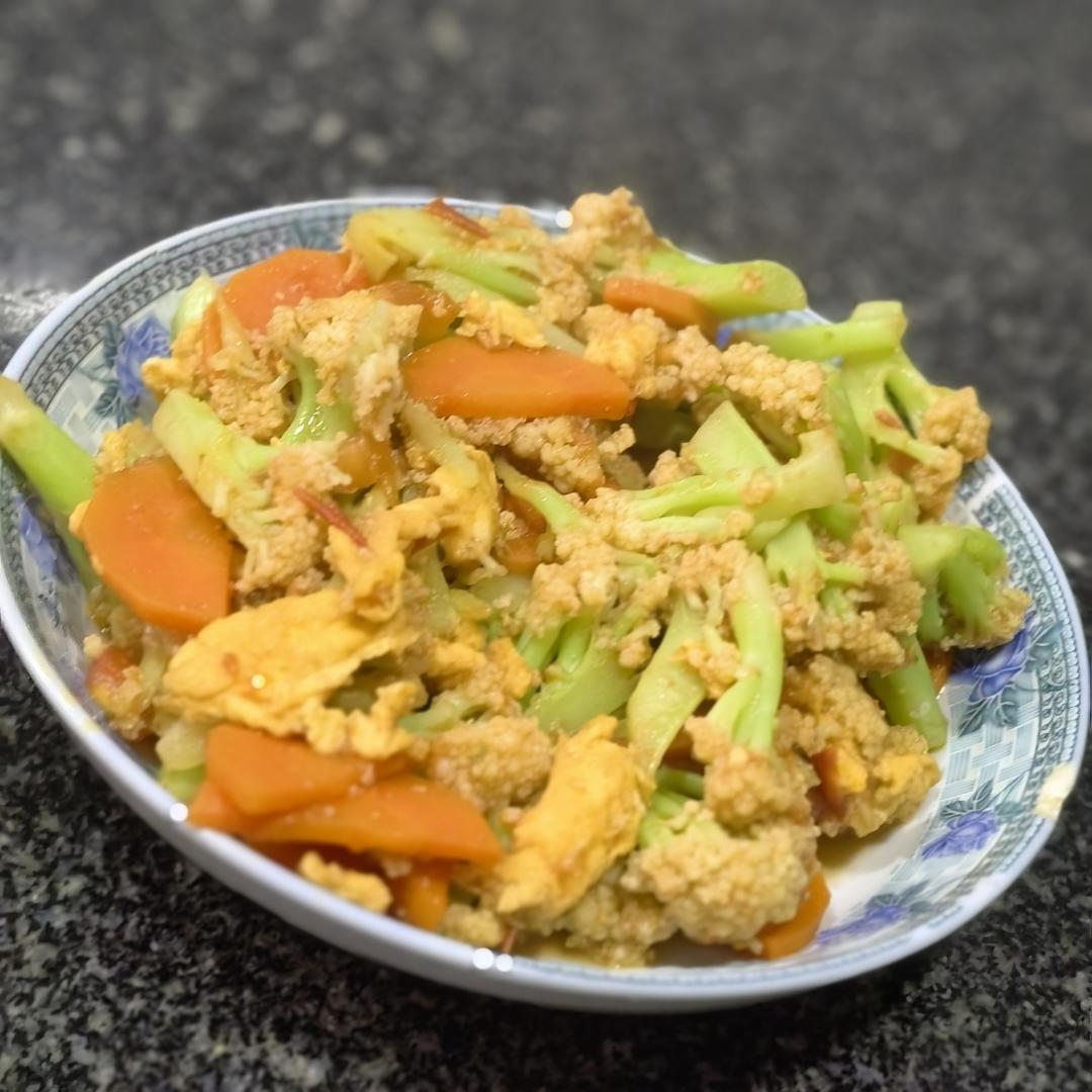 西红柿鸡蛋菜花