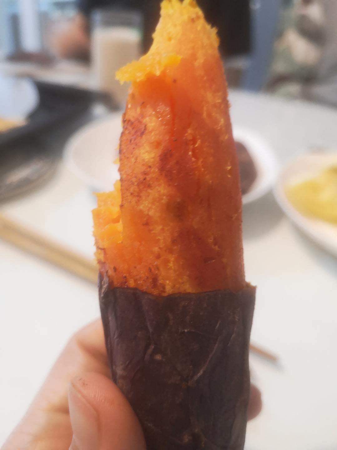 【烤箱版烤红薯】