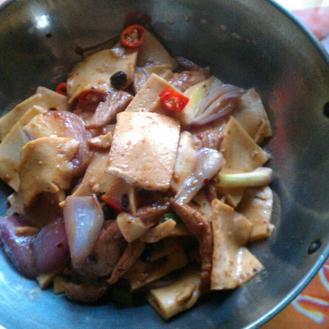 干锅千层豆腐
