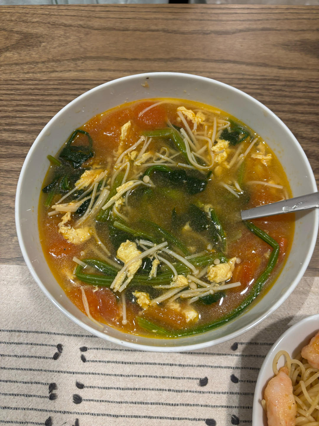 菠菜鲜蔬汤