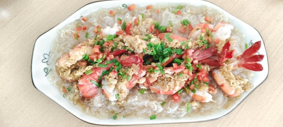 蒜蓉粉丝开背虾