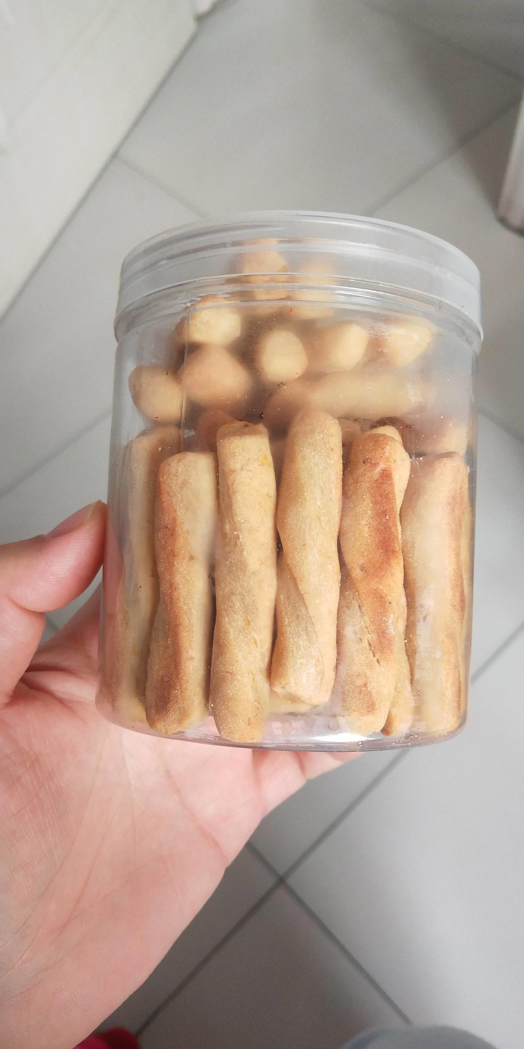 无油无糖香蕉磨牙棒