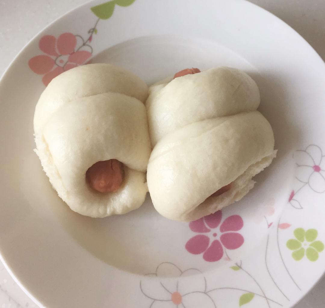 快手火腿卷～一次发酵
