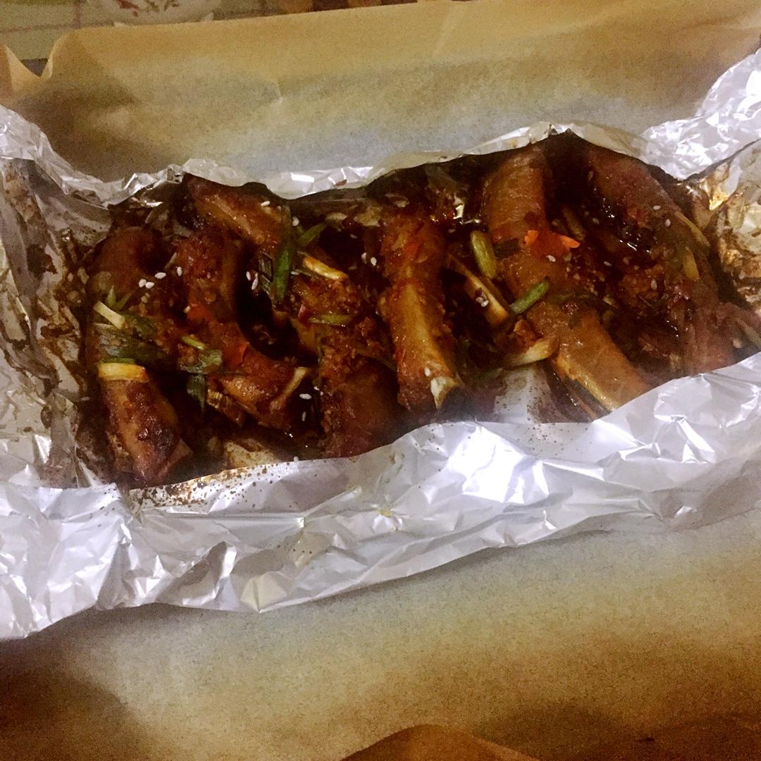 锡纸烤排骨