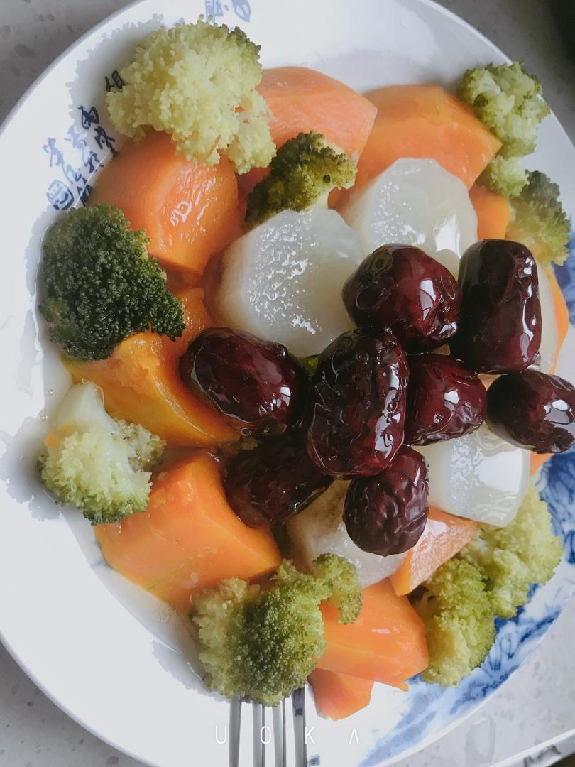 南瓜山药甜甜蜜蜜