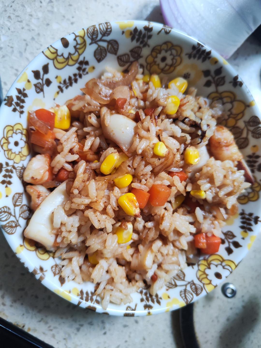 美极海鲜炒饭