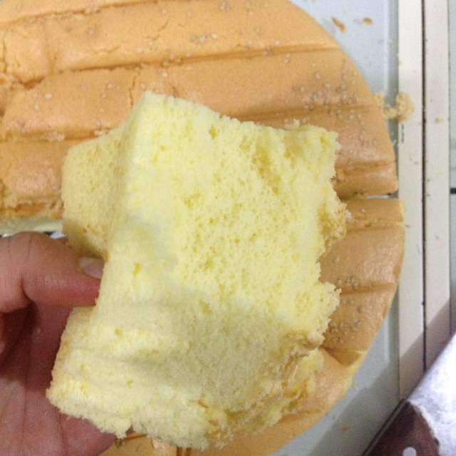 十寸的戚风蛋糕