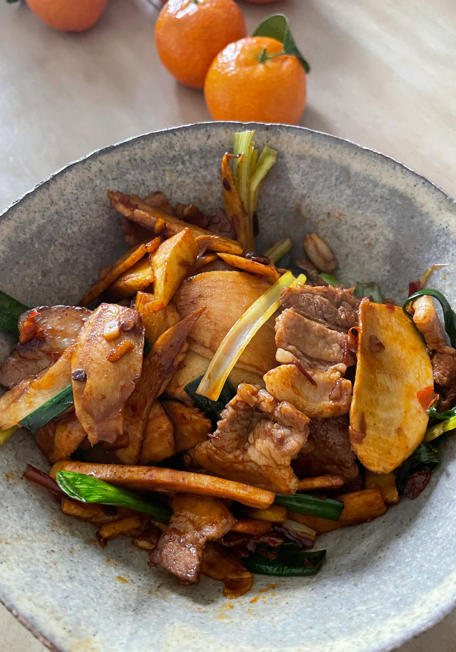 春笋炒五花肉