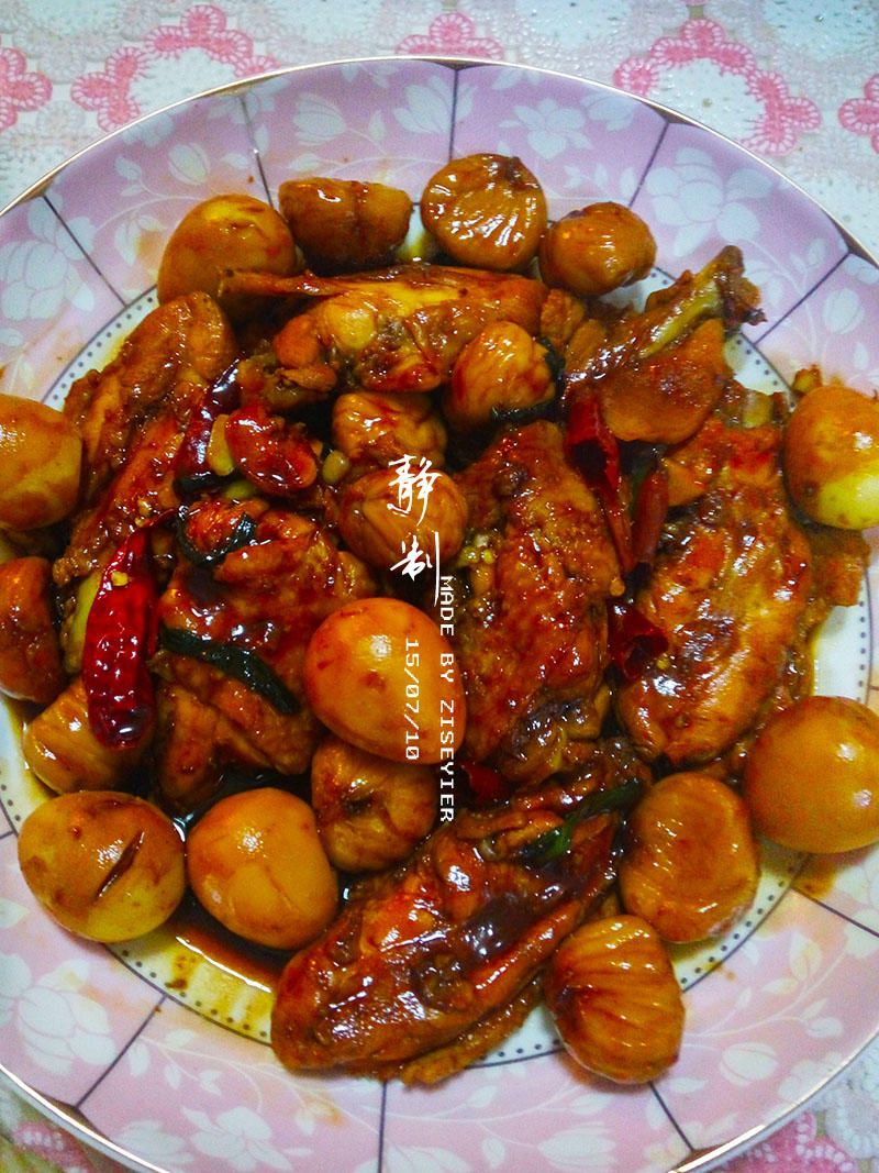 栗子焖鸡翅