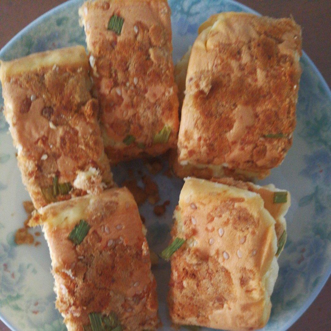 香葱肉松蛋糕卷