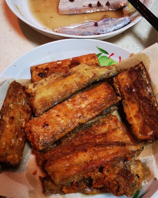 干炸带鱼