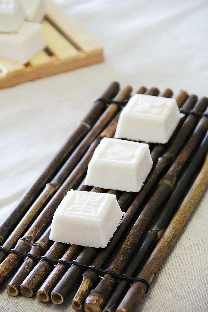 中式传统小方糕 松糕 米糕 蒸糕