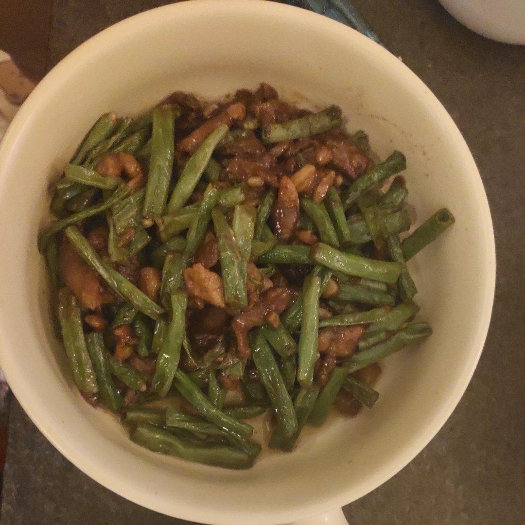豆角炒肉