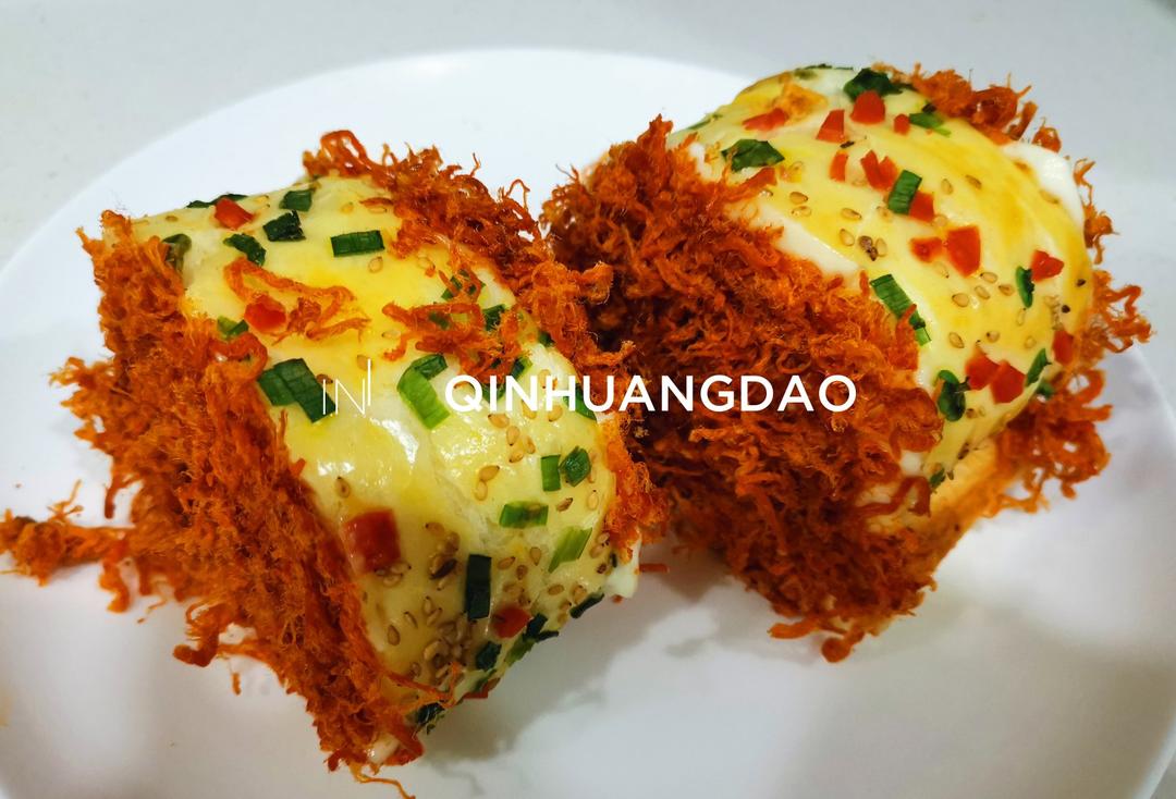 回忆的味道---肉松面包卷
