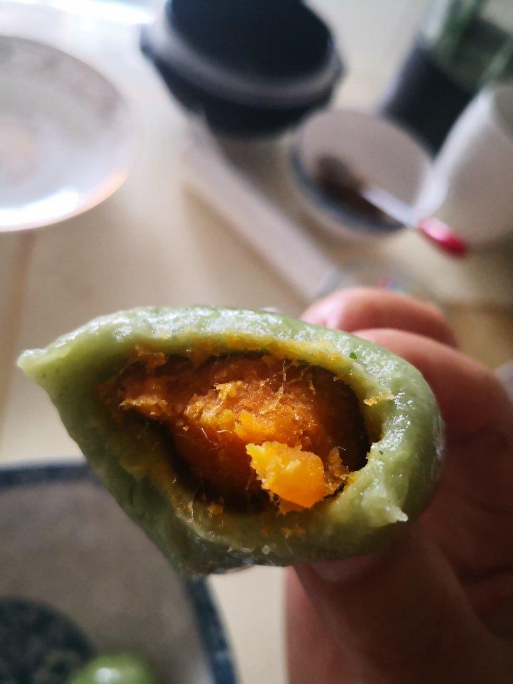 《Tinrry+》咸蛋黄肉松青团+红豆沙青团