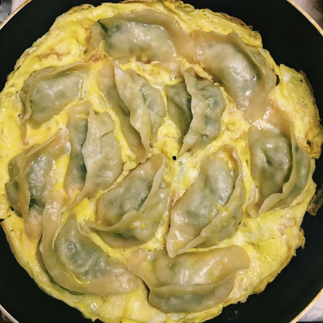 懒人快手抱蛋煎饺