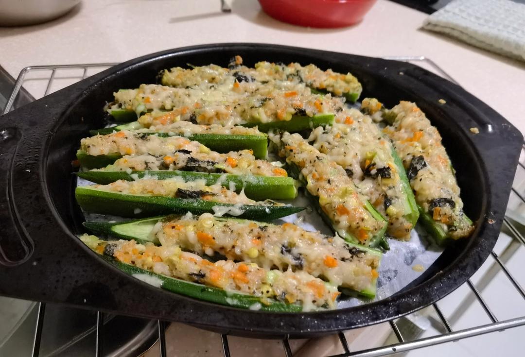 宝宝最爱～秋葵酿虾