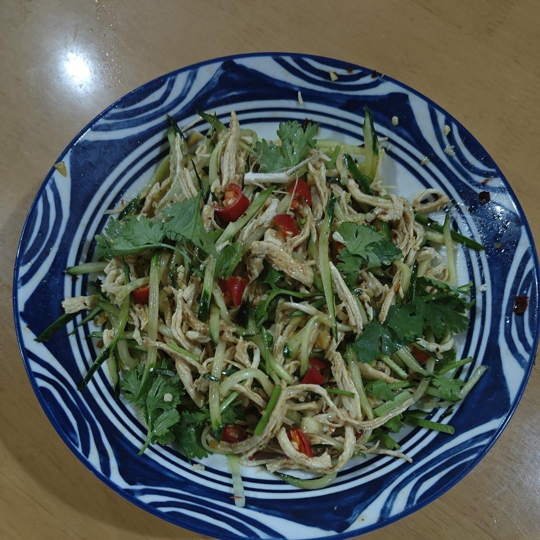 夏日减脂轻食～凉拌鸡丝