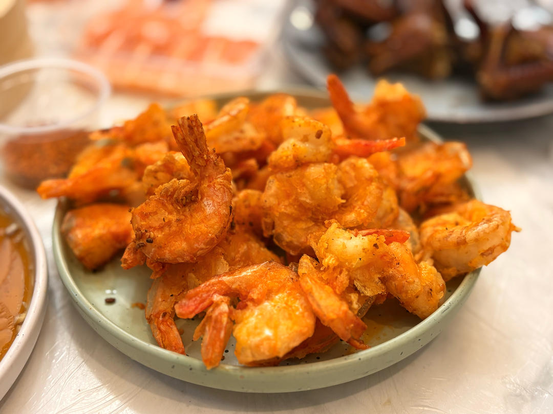 绝对不能错过！好吃到舔盘的椒盐大虾🦐