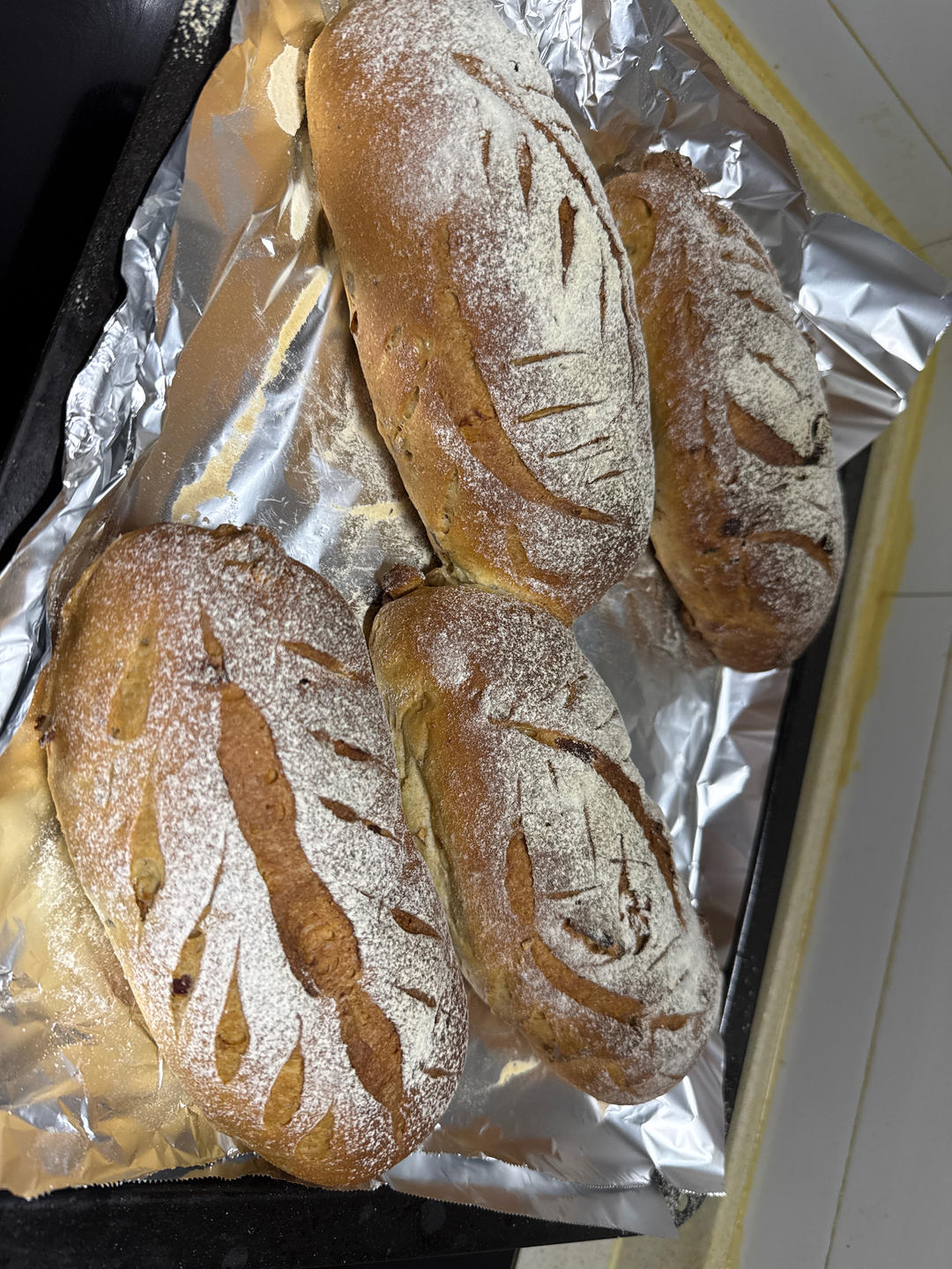 全麦核桃红枣软欧