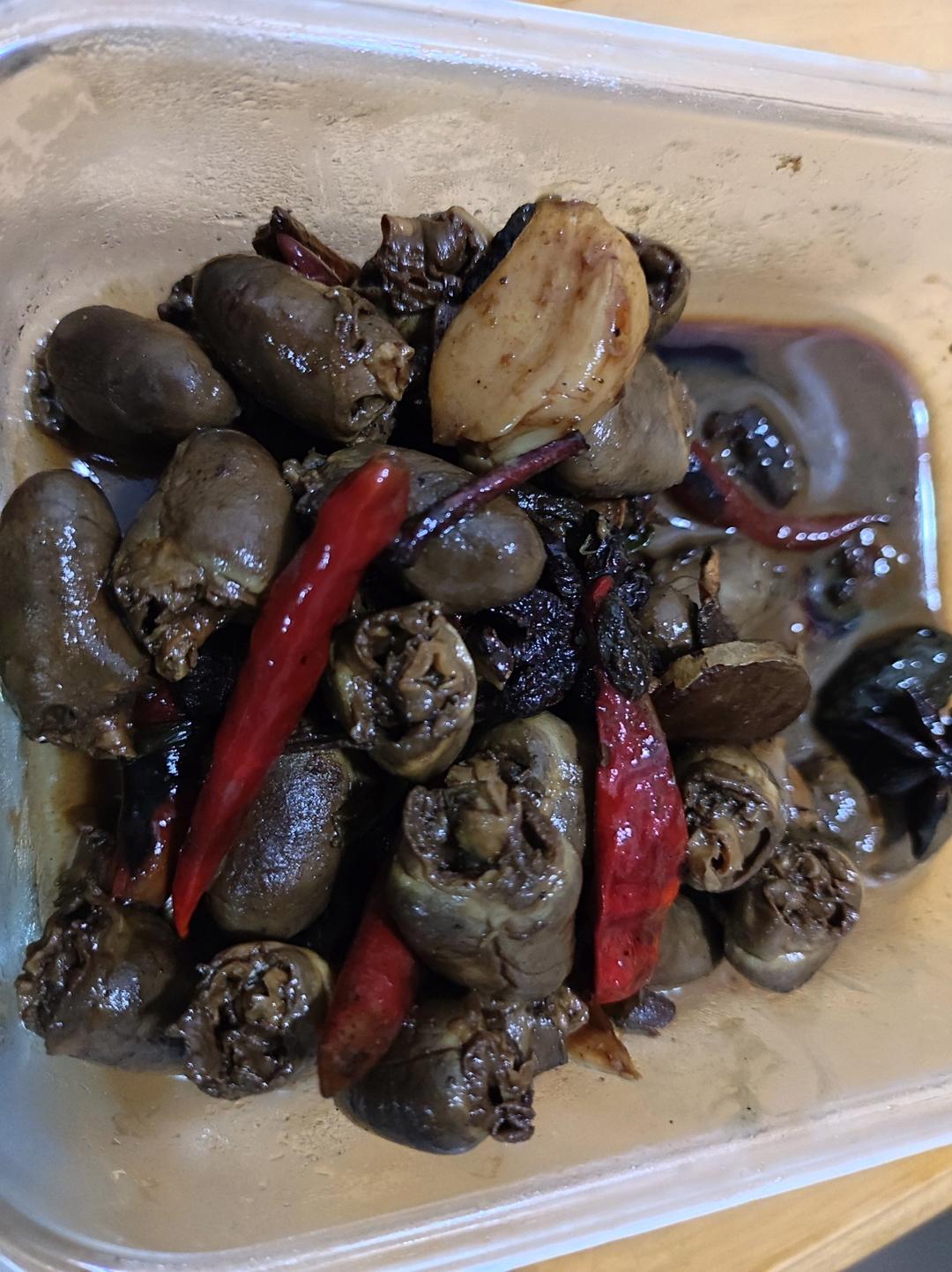 甜辣卤鸡胗