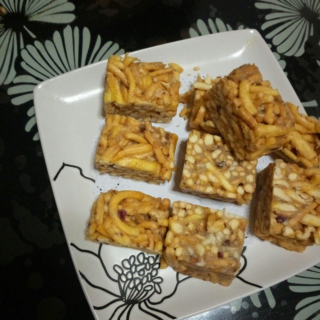 蔓越莓牛扎糖沙琪玛