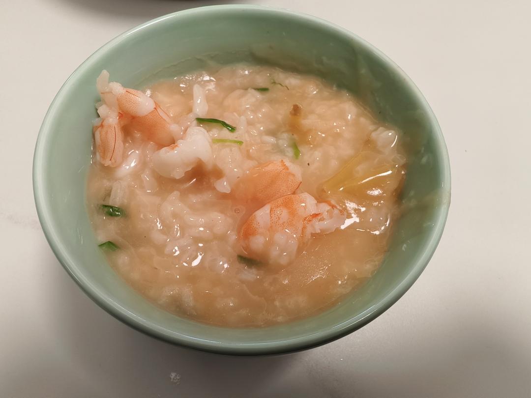 鲜虾砂锅粥