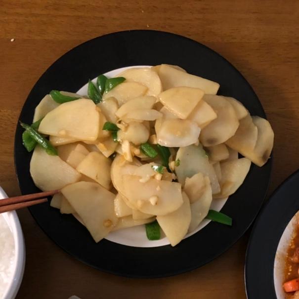 家常炒土豆片