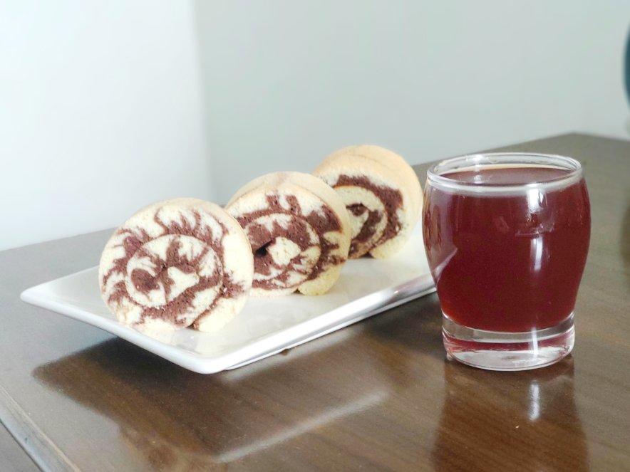 可可旋风蛋糕卷（视频）