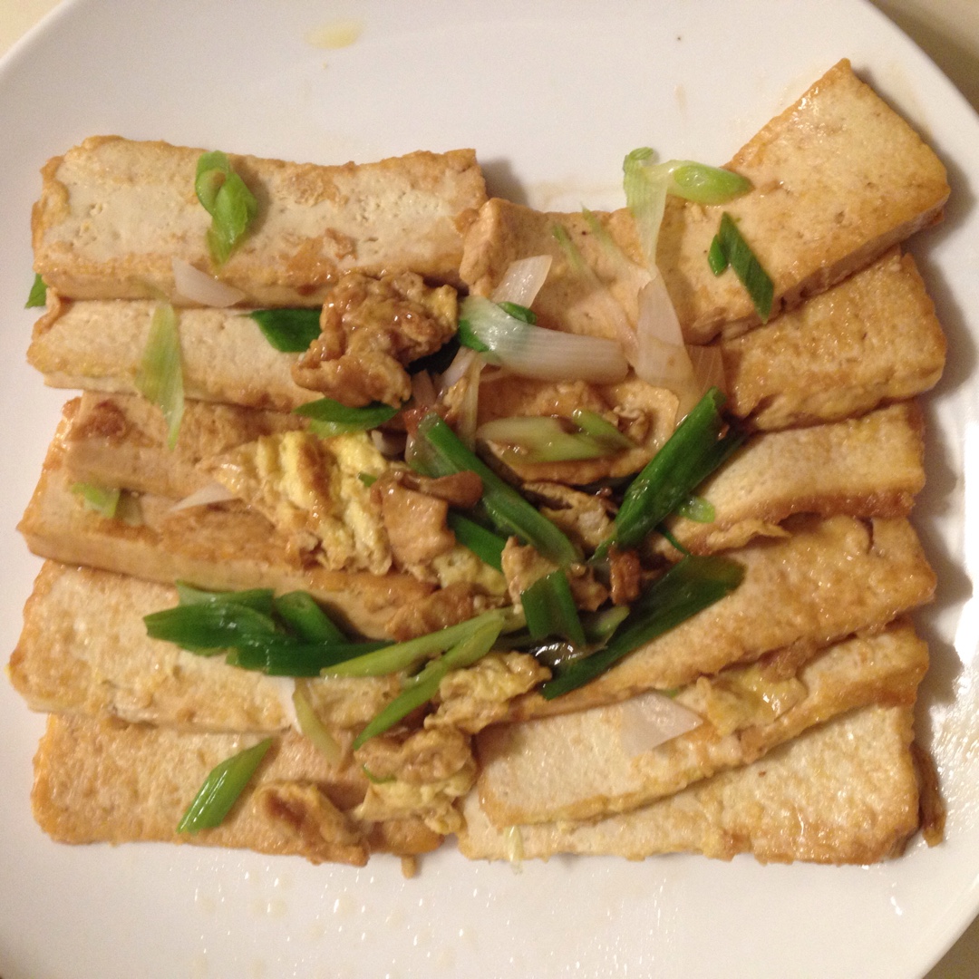 蚝油嫩豆腐