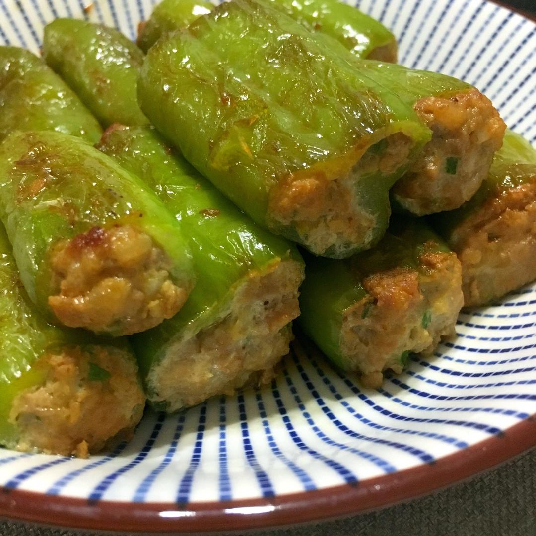 林冬冬0domes做的下饭菜肴--青椒酿肉