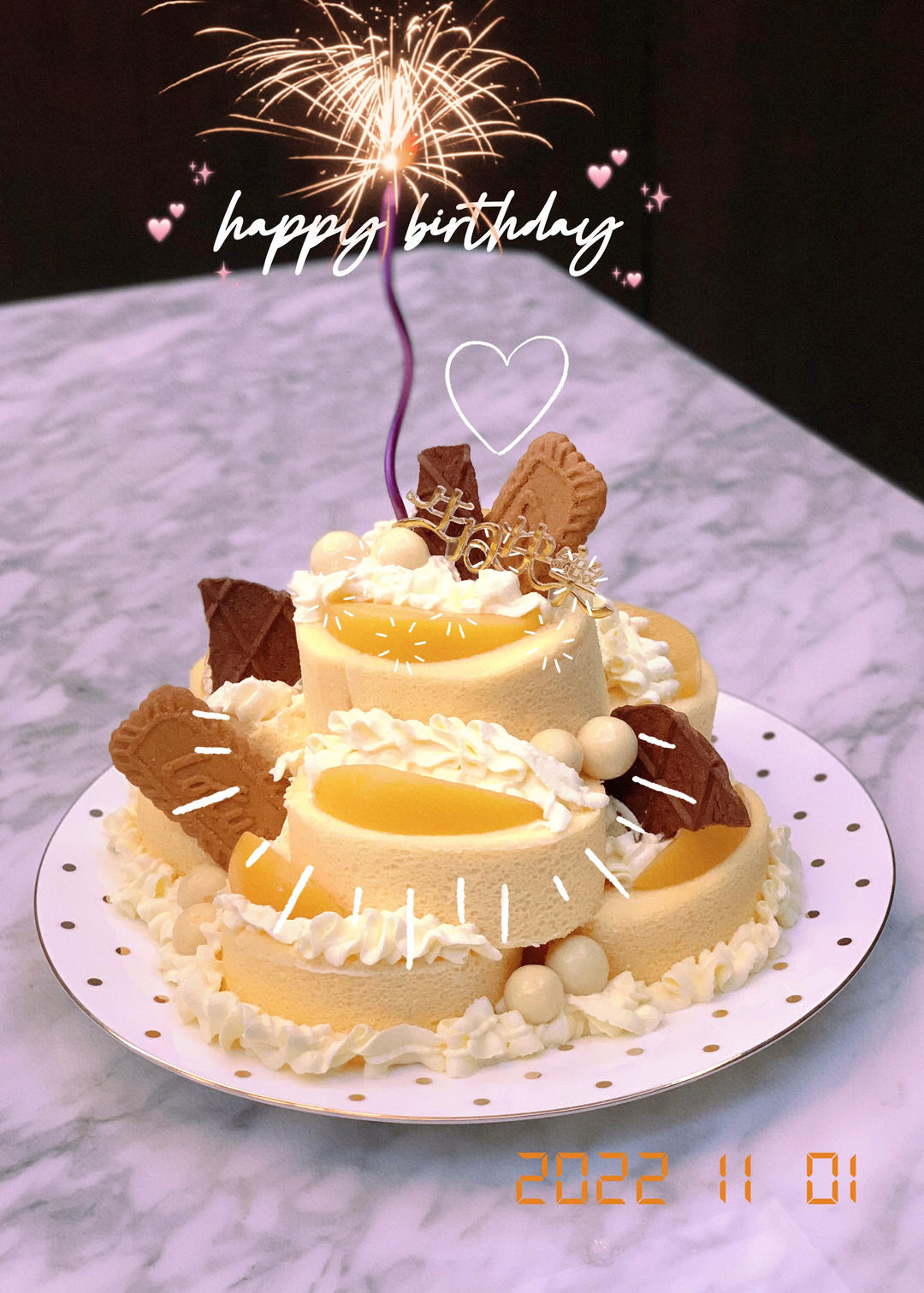 堆起来的蛋糕塔⁉️叠叠乐青提乳酪蛋糕🎂超乖