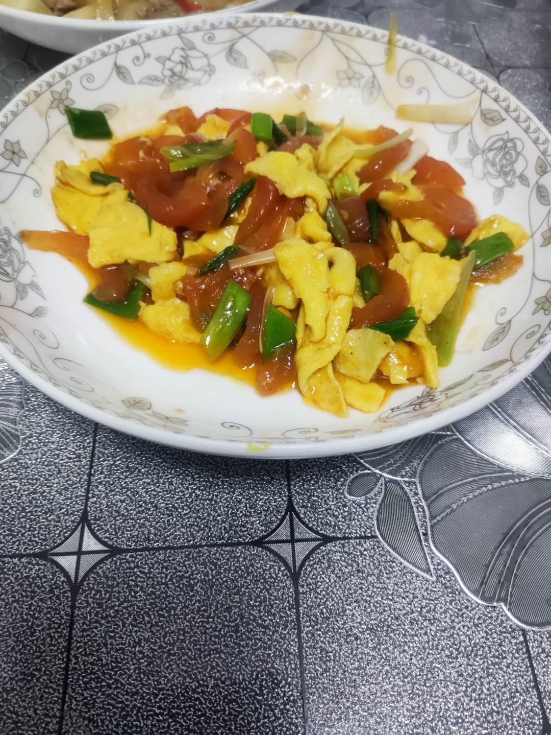 西红柿炒鸡蛋