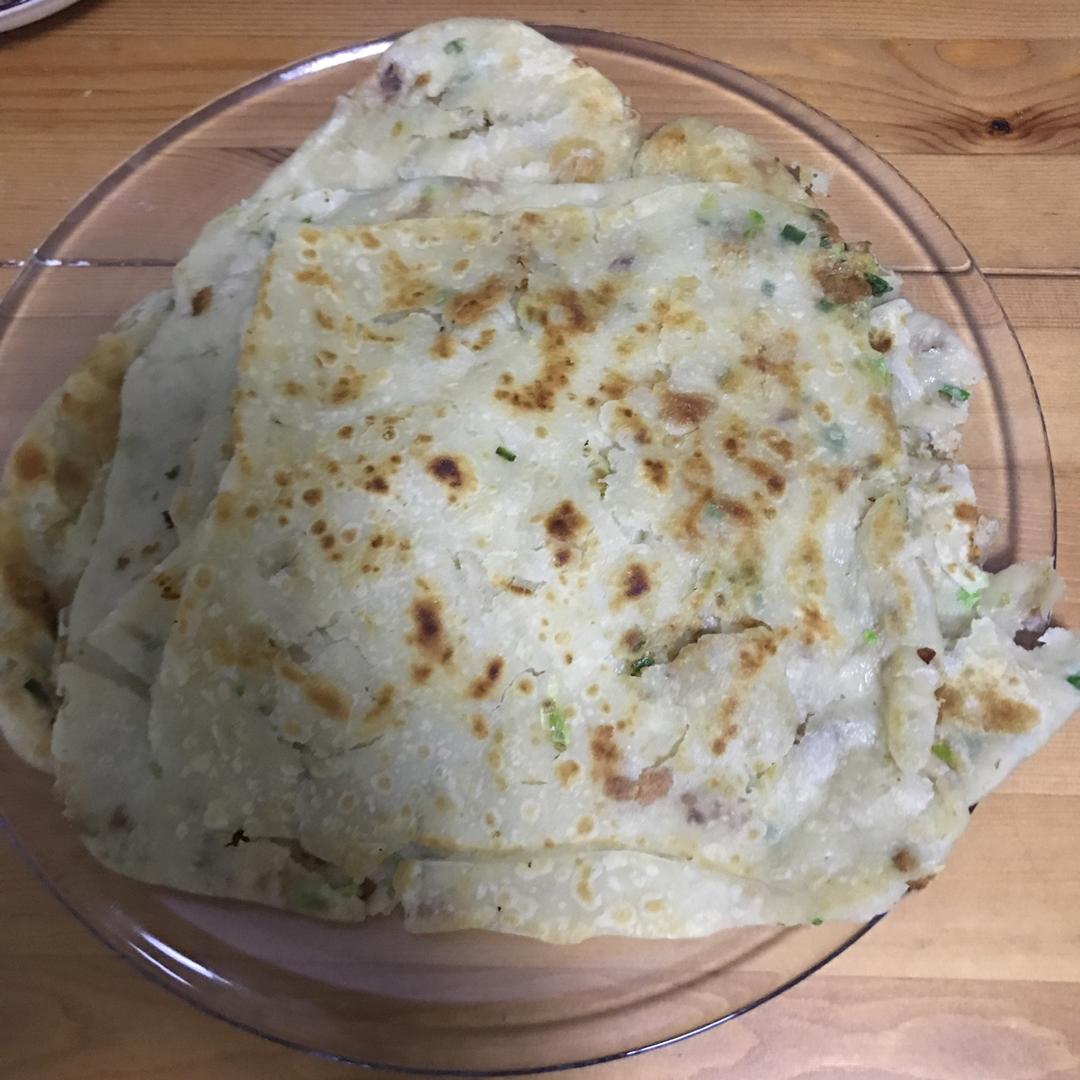 猪油渣葱花饼