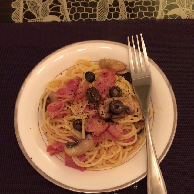 芝士培根意大利面