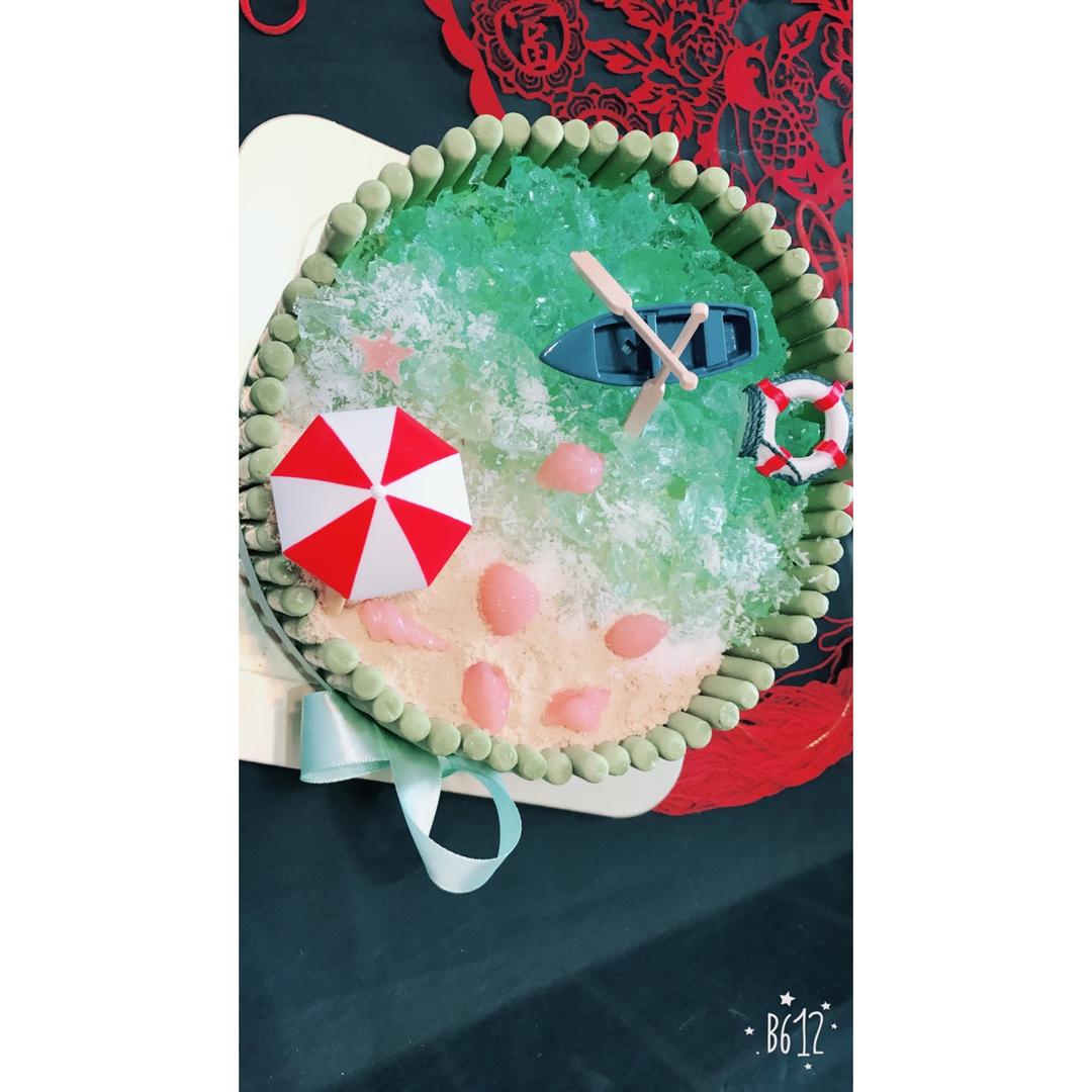 椰香海洋慕斯蛋糕6寸